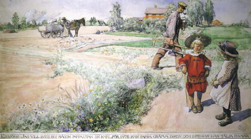 Carl Larsson Boy and girl Germany oil painting art